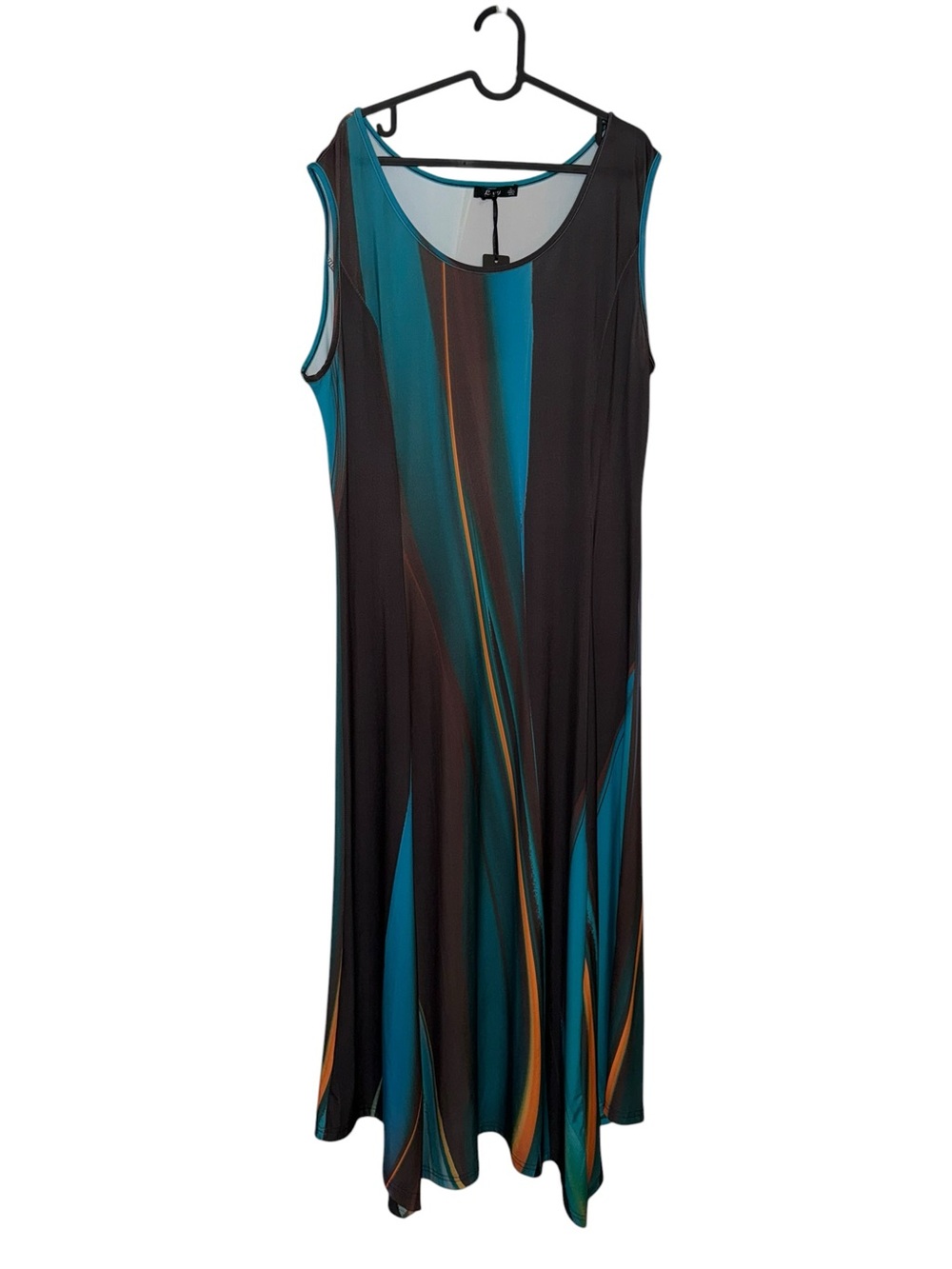 Lily by Firmiana Abstract Sleeveless Swing Dress Size large